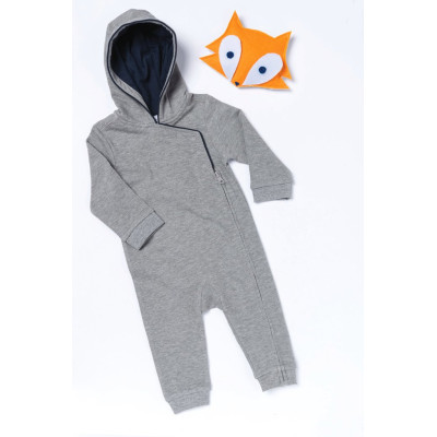 Macacão de bebé com capuz